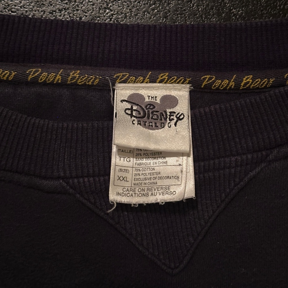 Vintage Disney Navy Pooh Bear Crewneck Womens - Picture 2 of 5